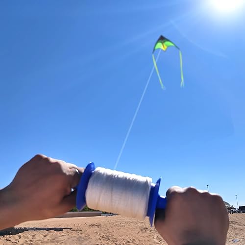 Miniatura 4 de Simxkai Bobina, línea de cometa trenzada (2 y 3 y 4 unidades) - 600 pies cada kit