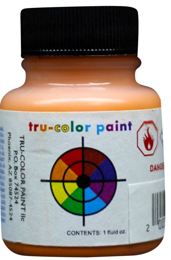 Tru-color Paint Southern Pacific Daylight Orange 1 oz Airbrush Lacquer #TCP-107