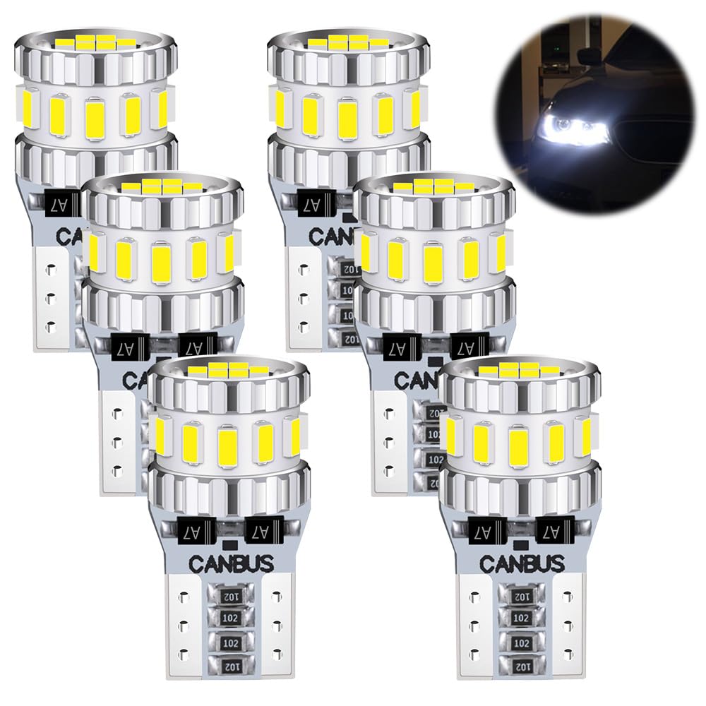 Mineup Innenraumbeleuchtung Birne, 6 Stück Auto Innen Beleuchtung, Auto Innenbeleuchtung, Glühbirne Innenraum, Innenraumbeleuchtung Auto für Camper Kofferraumlicht Bus Caravan Boat