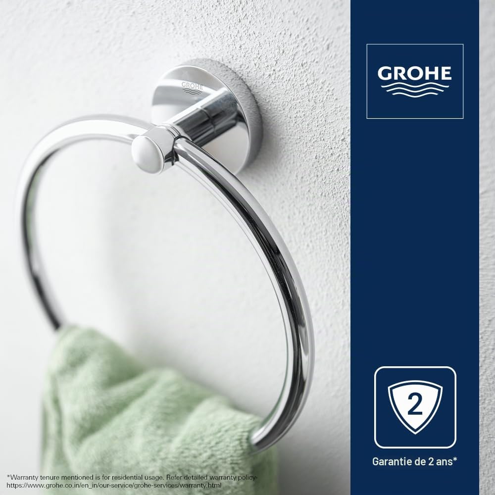 GROHE Anneau Porte-Serviettes Essentials 40365001 (Import Allemagne)