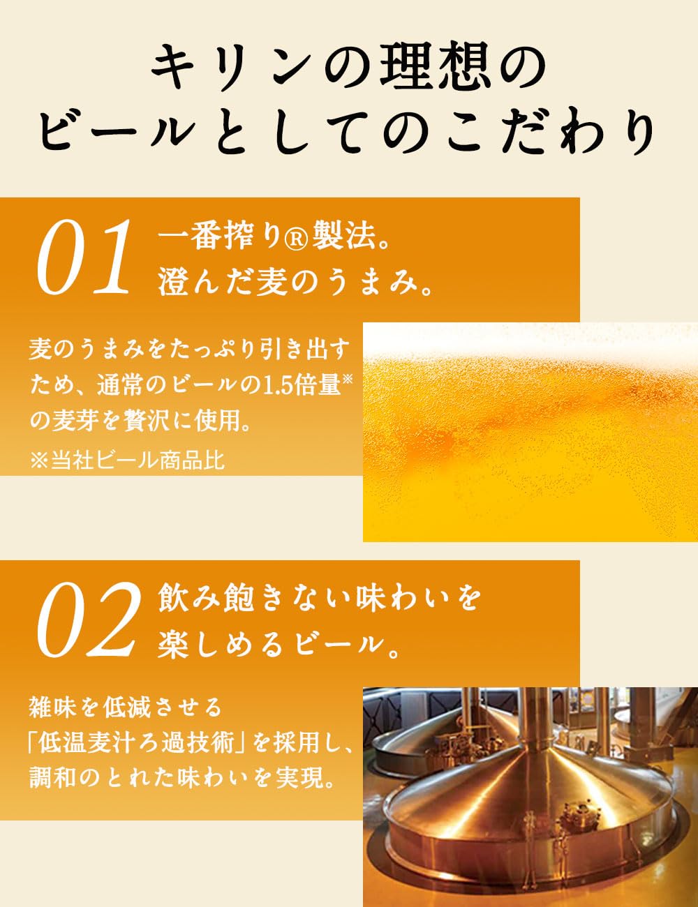 Amazon.co.jp: 一番搾り キリン ビール 500ml 48本 生ビール 2ケース