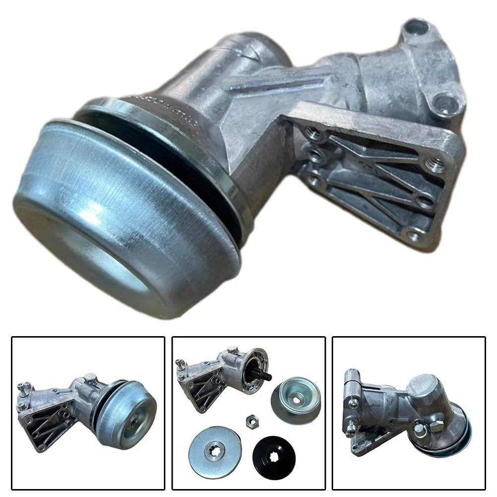 PEGGYLIN Reductor de caja de engranajes for desbrozadora de césped de 32 mm y 10 dientes, compatible con cabezal de caja de engranajes de desbrozadora Oleo-Mac, accesorios y piezas for herramientas el