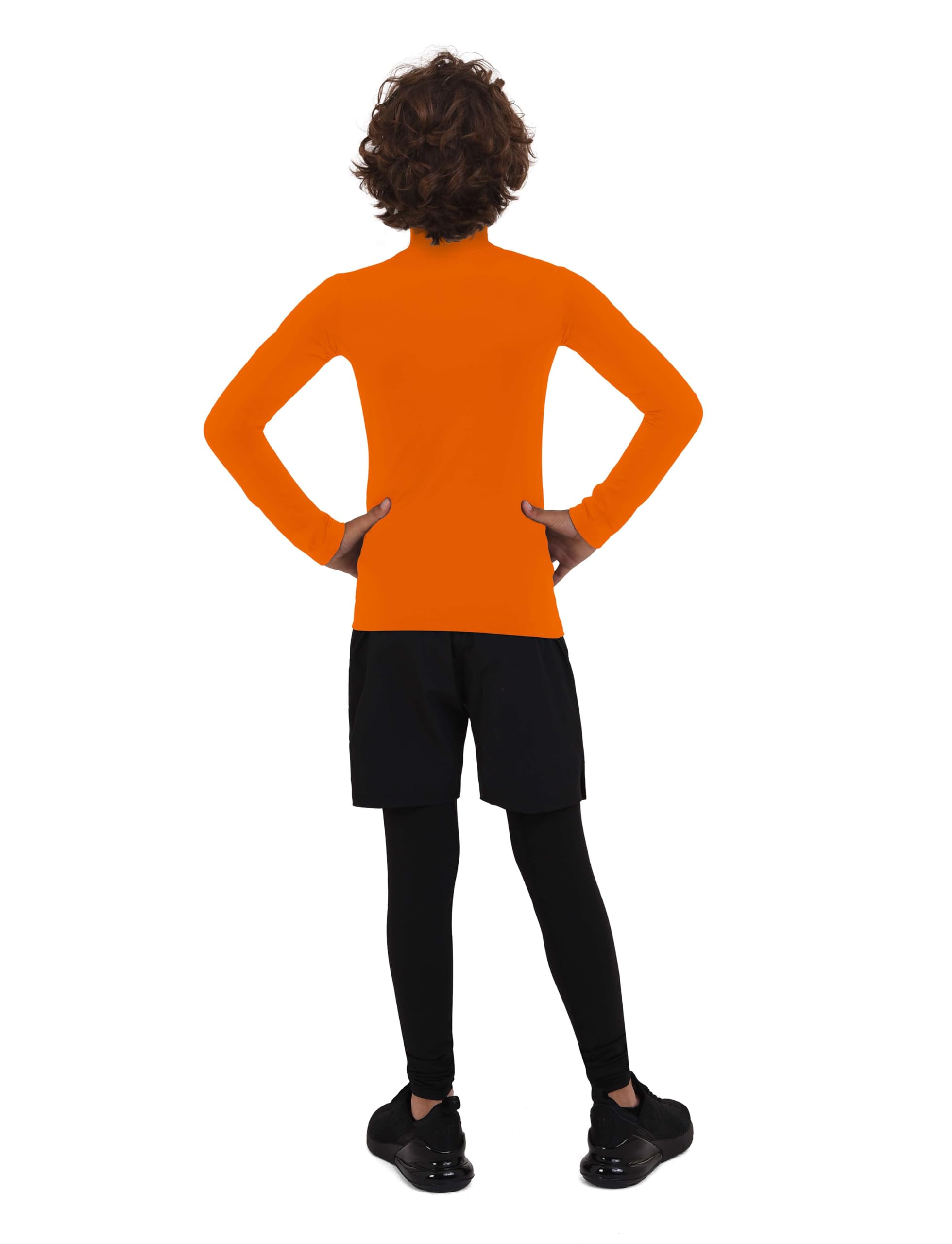 TCA SuperThermal T-Shirt Thermique Manches Longues Couche de Base de Compression pour Le Football et la Course pour Garçon