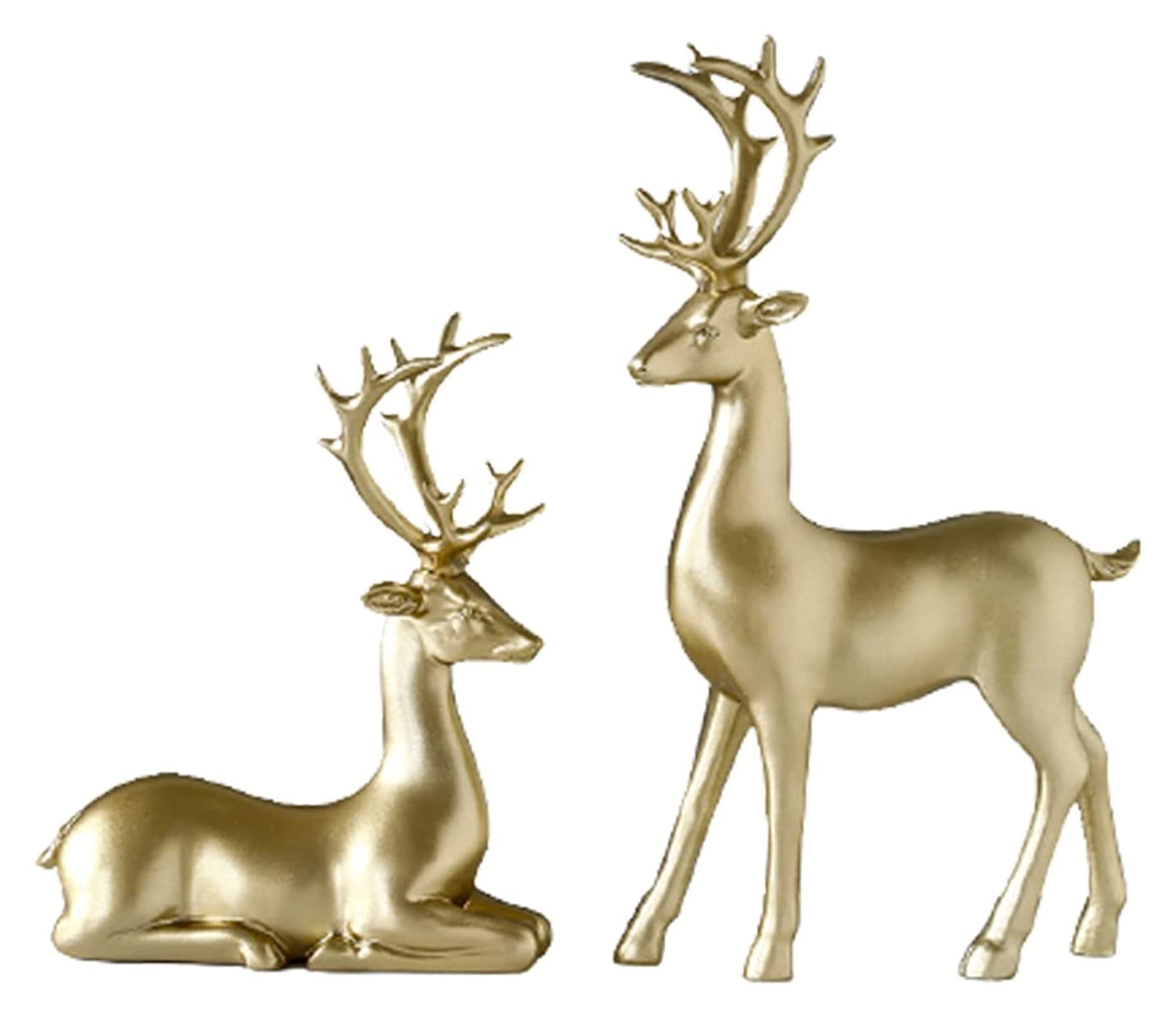 Statues de cerf en résine de qualité supérieure pour bureau chic