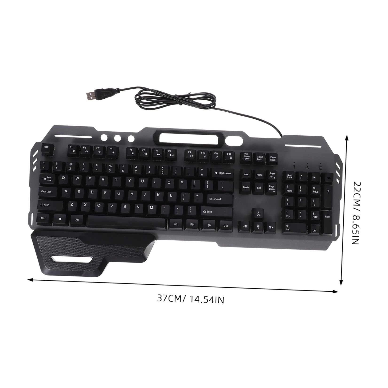 Tastiera Gaming Cablata Retroilluminata 104 Tasti Nero