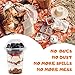 Aatriet 12 oz Clear Plastic Parfait Cups with Insert 3.25oz & Dome Lids No Hole - (20 Sets) Yogurt Fruit Parfait Cups, for Dips and Veggies, Take Away Breakfast and Snacks. No Leaking