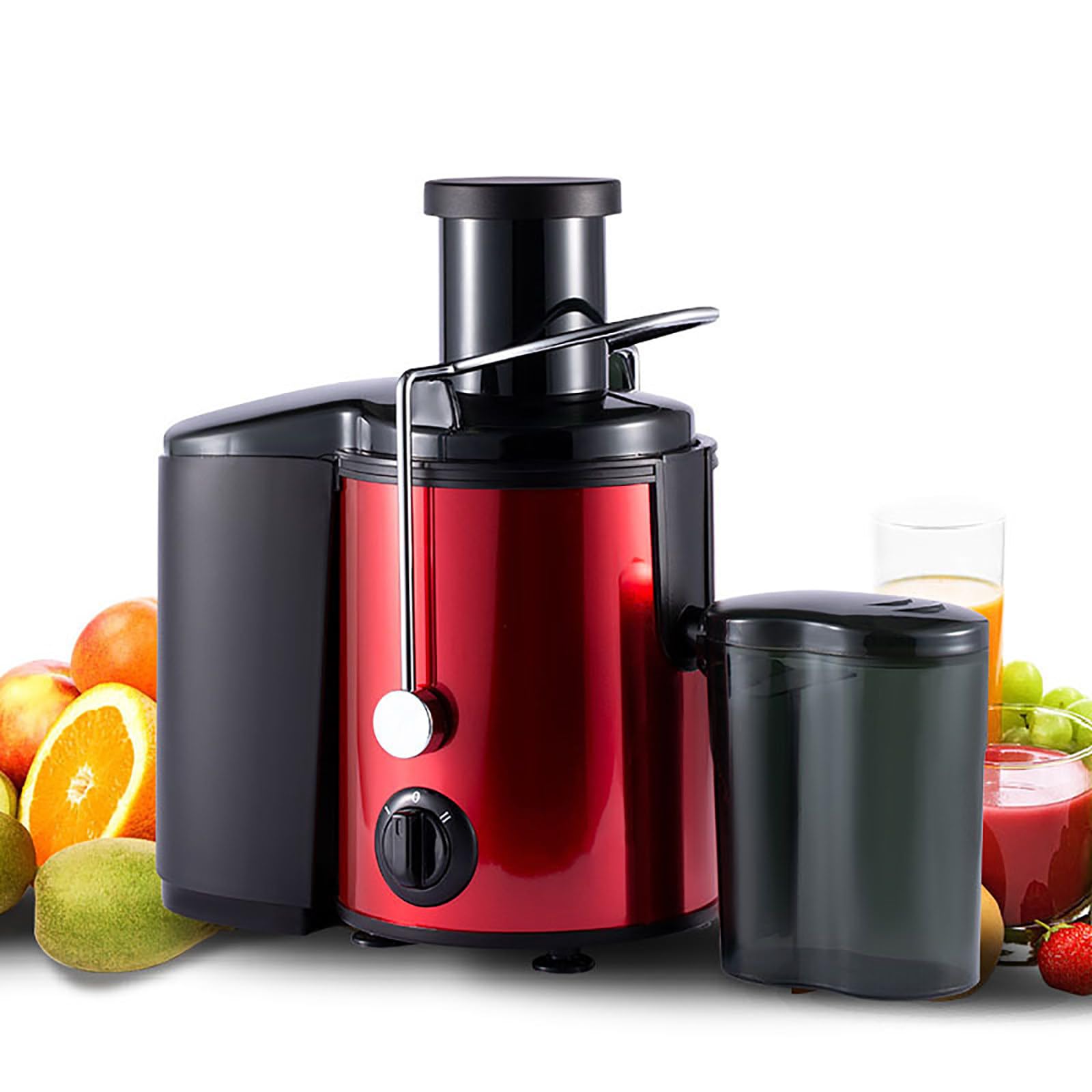 Estrattore Di Succo Lento Completamente Automatico,Estrattore Di Succo Con Tramoggia Di Alimentazione Da 3,15",Con 2 Modalità,Clip Di Sicurezza,Facile Da Pulire,Estrattore Di Succo Da 800W