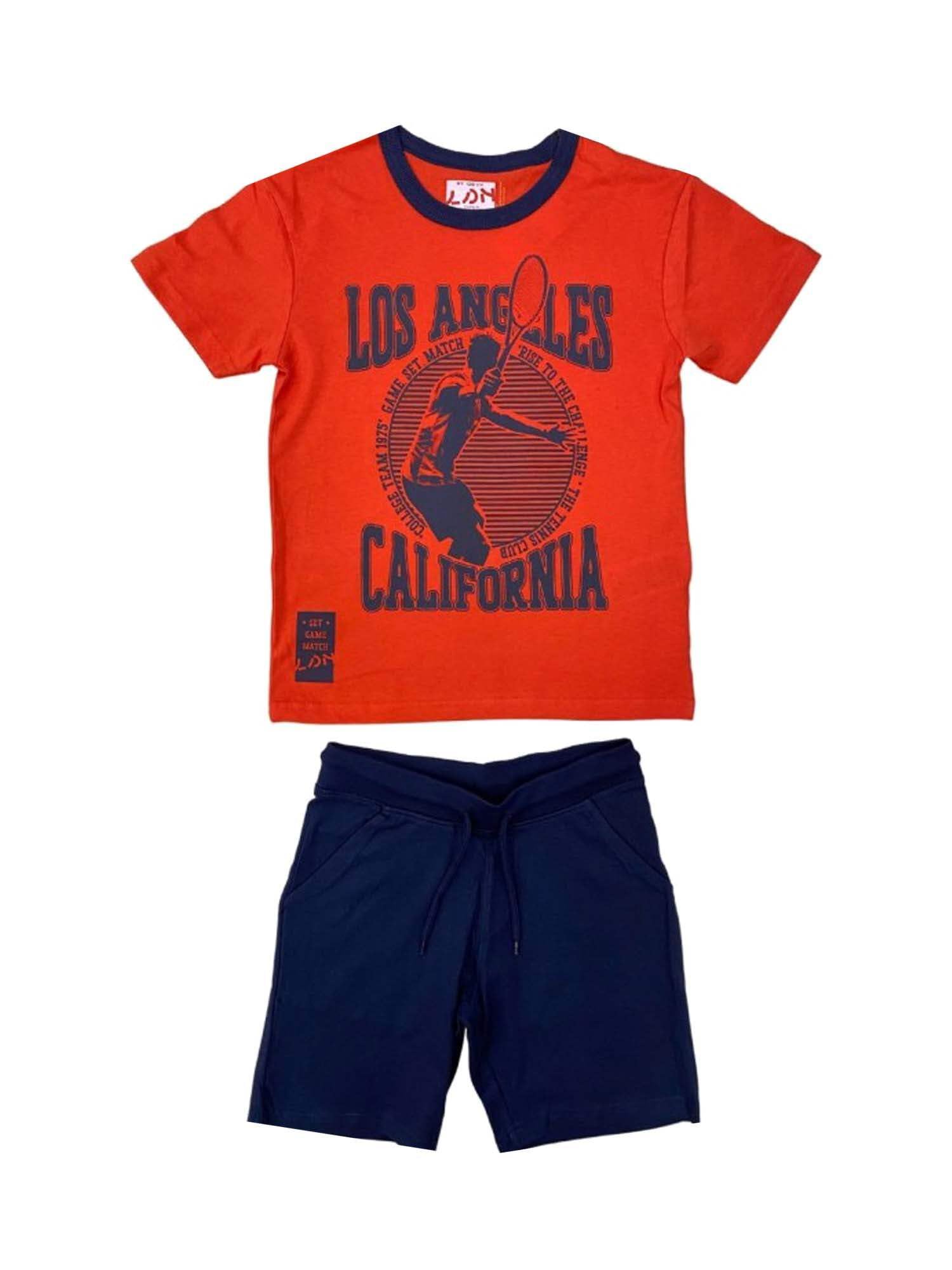 Ensemble Losan complet orange 16 ans pour adolescent au look dynamique - 3
