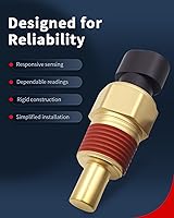 Vista 2 de VEHICODE Engine Coolant Temperature Sensor, ECT Water Temp Sensor Compatible with Chevrolet Silverado/GMC Sierra C/K 1500/2500/3500, Chevy Blazer