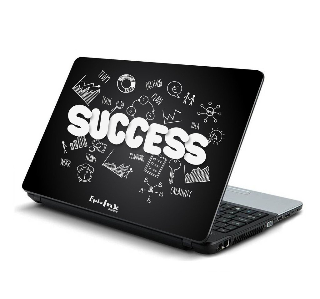 Laptop Skin Handwritten Success Design Buy Laptop Skin Handwritten