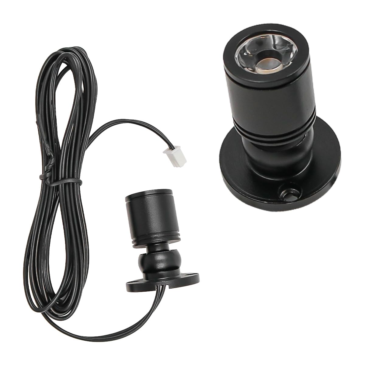 Mini Foco de 5 V, Foco LED Regulable USB para exhibición de joyería DIY, Foco Moderno para gabinete de joyería, Porche (1 Paleta 4 luz cálida 3000 K)