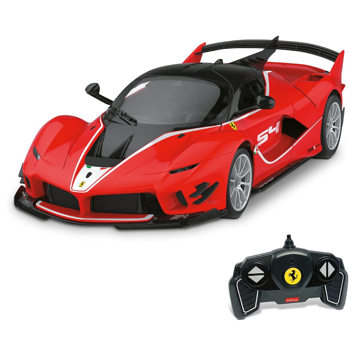 Mondo Motors - RC Kit Ferrari FXXK Evo, velocità 8 Km/h, Rosso, Scala 1:18, 63691