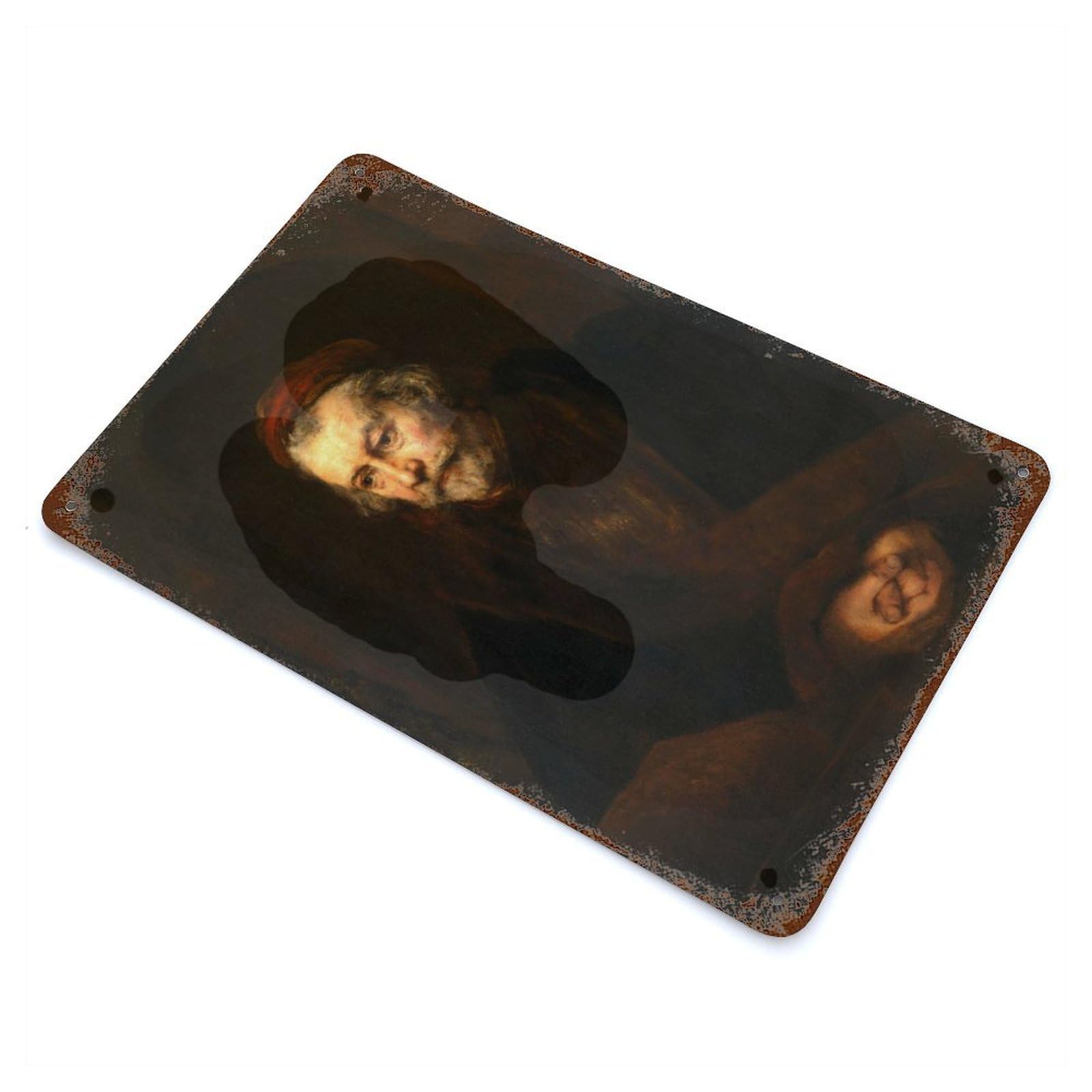 The Apostle Paul Rust Effect Tin Sign 11.8"x7.9", Novelty Wall Decor for Garage, Pub Or Kitchen