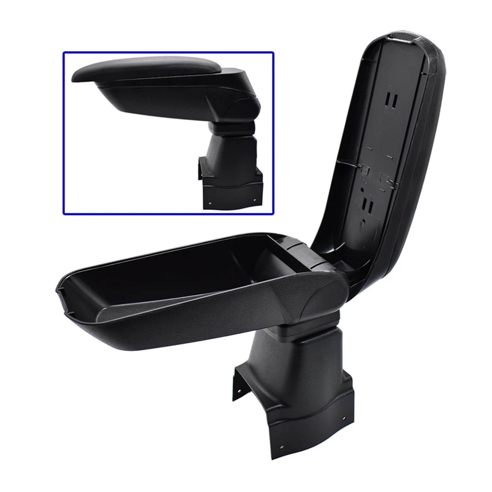 Box Bracciolo Console Centrale Per Dacia Per Duster I 2010-2015 Bracciolo In Scatola Nera Contenuto Console Pelle Morbida Bracciolos centrales auto