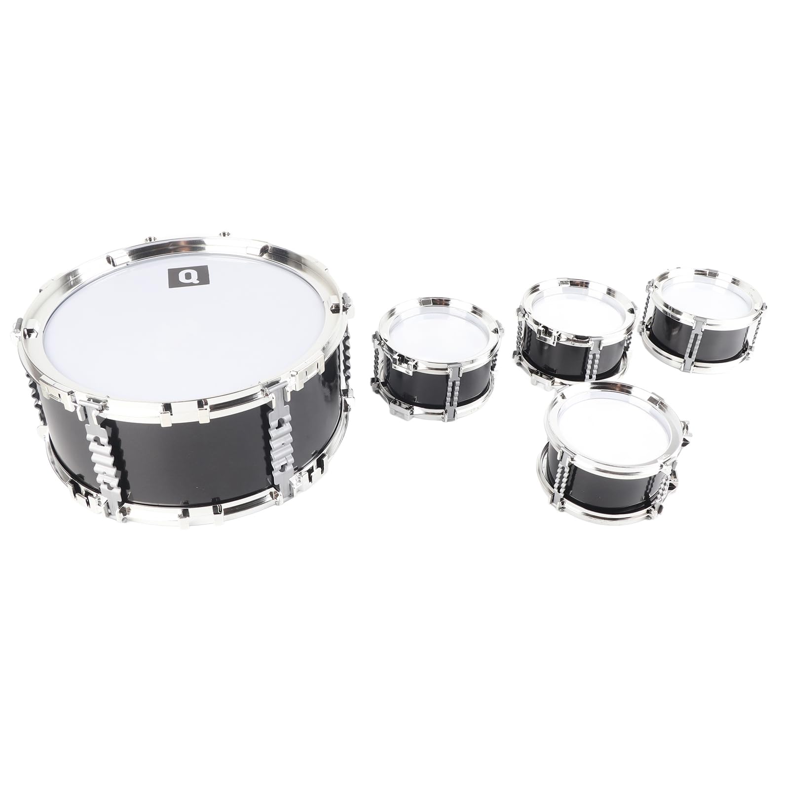 Set di Batteria per Principianti Strumento Musicale Divertente per Bambini, Include Bacchette e Piatti, 22,8 X 19,7 X 10,4 Pollici (#1)