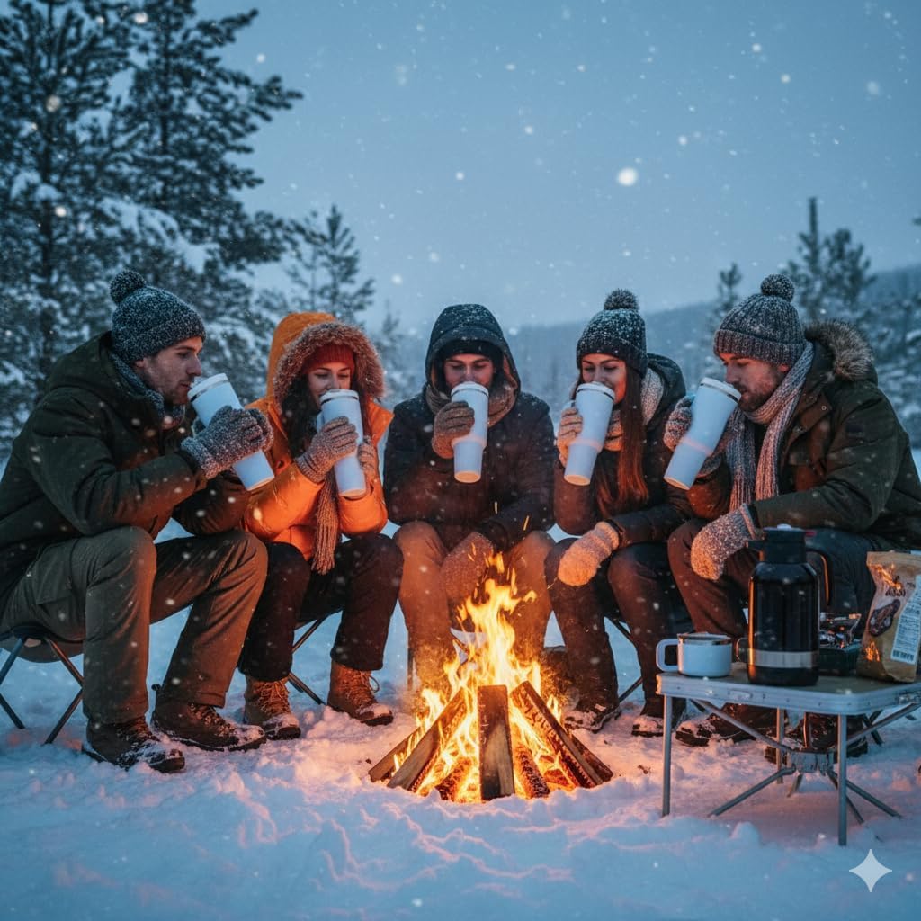 Insulated Stainless Steel Tumbler with Handle and Straw, 40 oz, Multiple Colors, Vacuum Sealed Travel Mug with Straw Lid, Hot and Cold Drink Cup, 304 Steel, 3 Position Lid (Light Blue) - Image 3