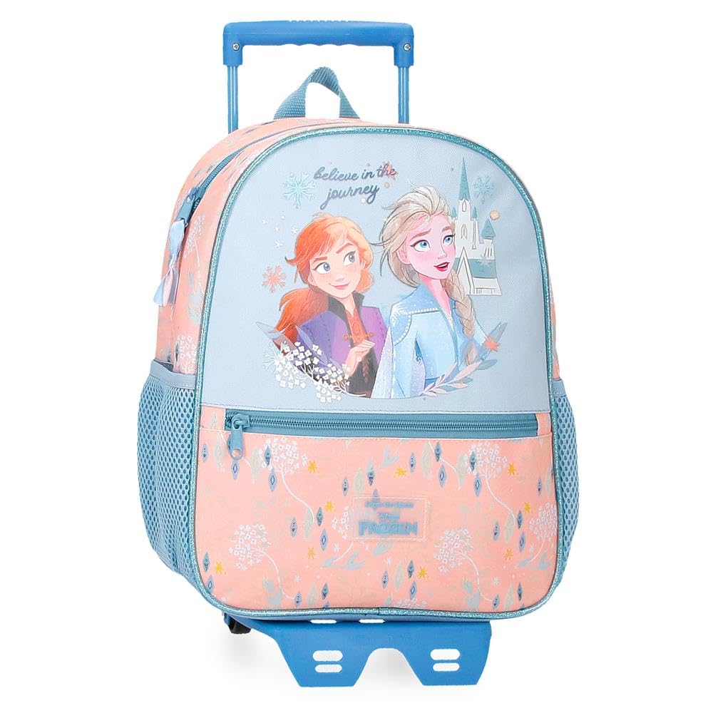 Disney Joumma Bags, Frozen Believe in the journey,mochila infantil, mochila escolar, fabricada en Poliéster, Tirantes anchos y ajustables, varios bolsillos y compartimentos.