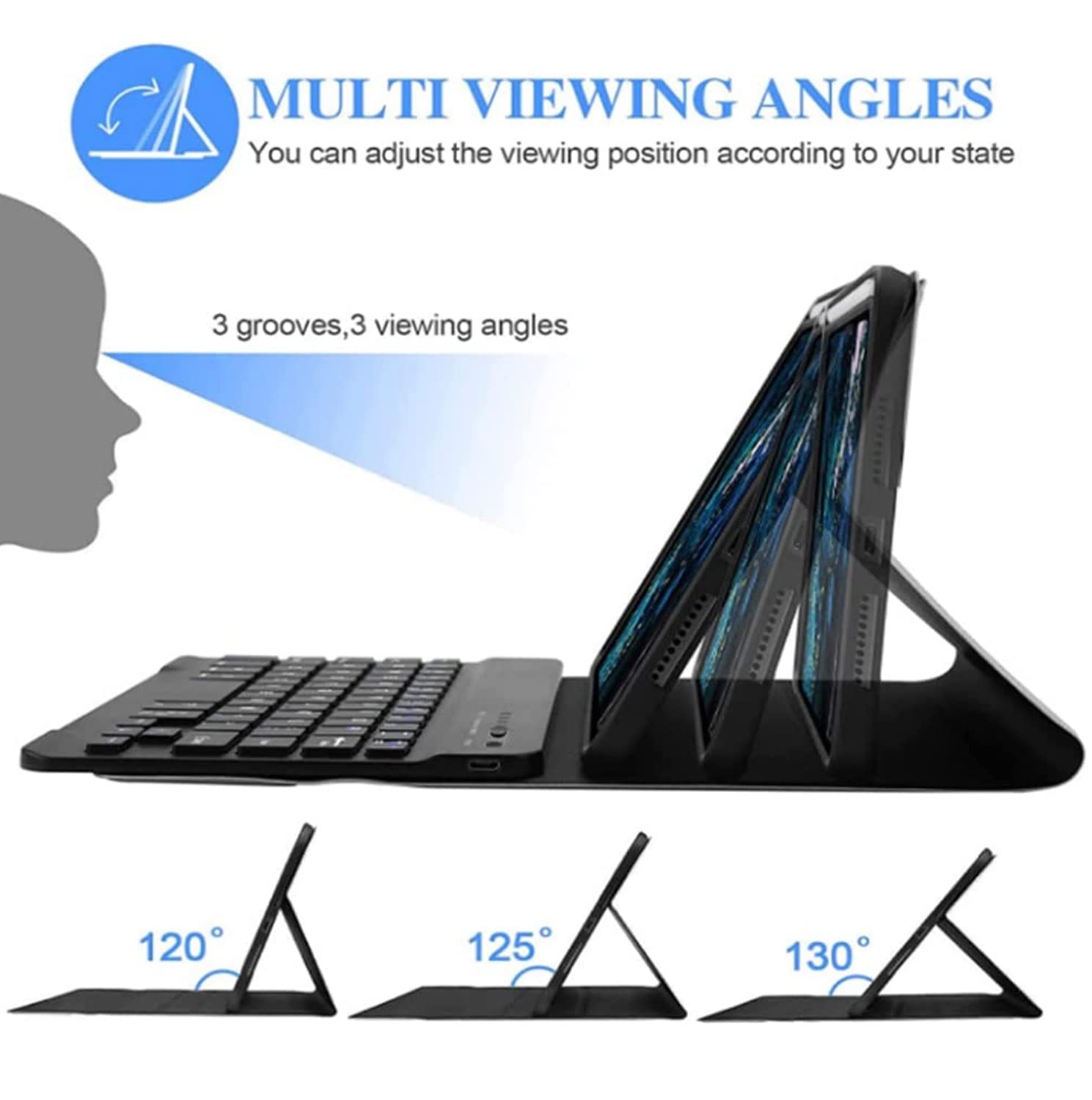 Amazon.com: QYiiD iPad Air 5th 4th Generation Keyboard Case iPad