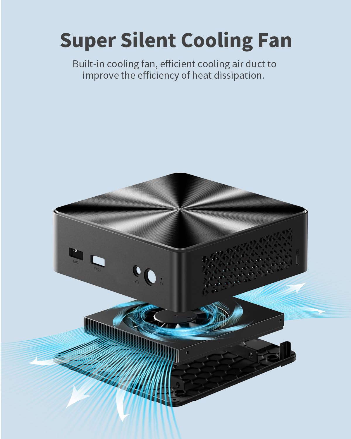Mini PC, 1 anno Office 365, processore Intel 4-Core N100 (Beat i3-1115G4), 16 GB RAM 512 GB SSD, mini computer desktop Windows 11, doppio display 4K, HDMI/DP/WiFi/BT/Micro PC per studenti di lavoro