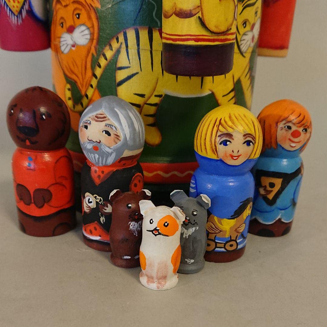 ロシア木製おもちゃオルゴールハンドメイド