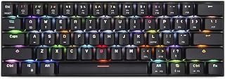 Teclado Mecânico Motospeed CK62 Bluetooth Preto switch Azul RGB