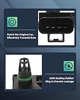 Vista 3 de SCITOO Sensor de presión absoluta del colector AS199, 4 piezas, apto para 2006-2012 para Ford Escape 2003-2008 para Ford Focus