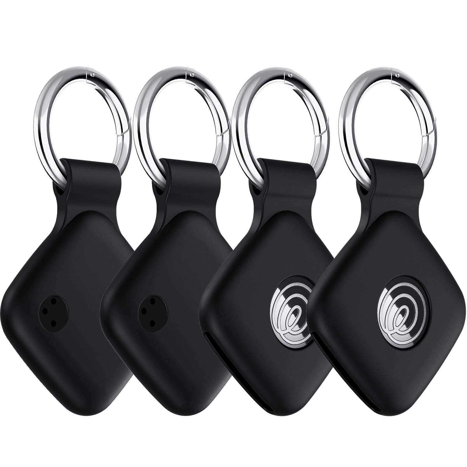 YWXTW [4 Pack] Silicone Case for Tile Mate 2024/2022 Tracker Holder with Keychain, Anti Lost Soft Secure Protective Cover ...