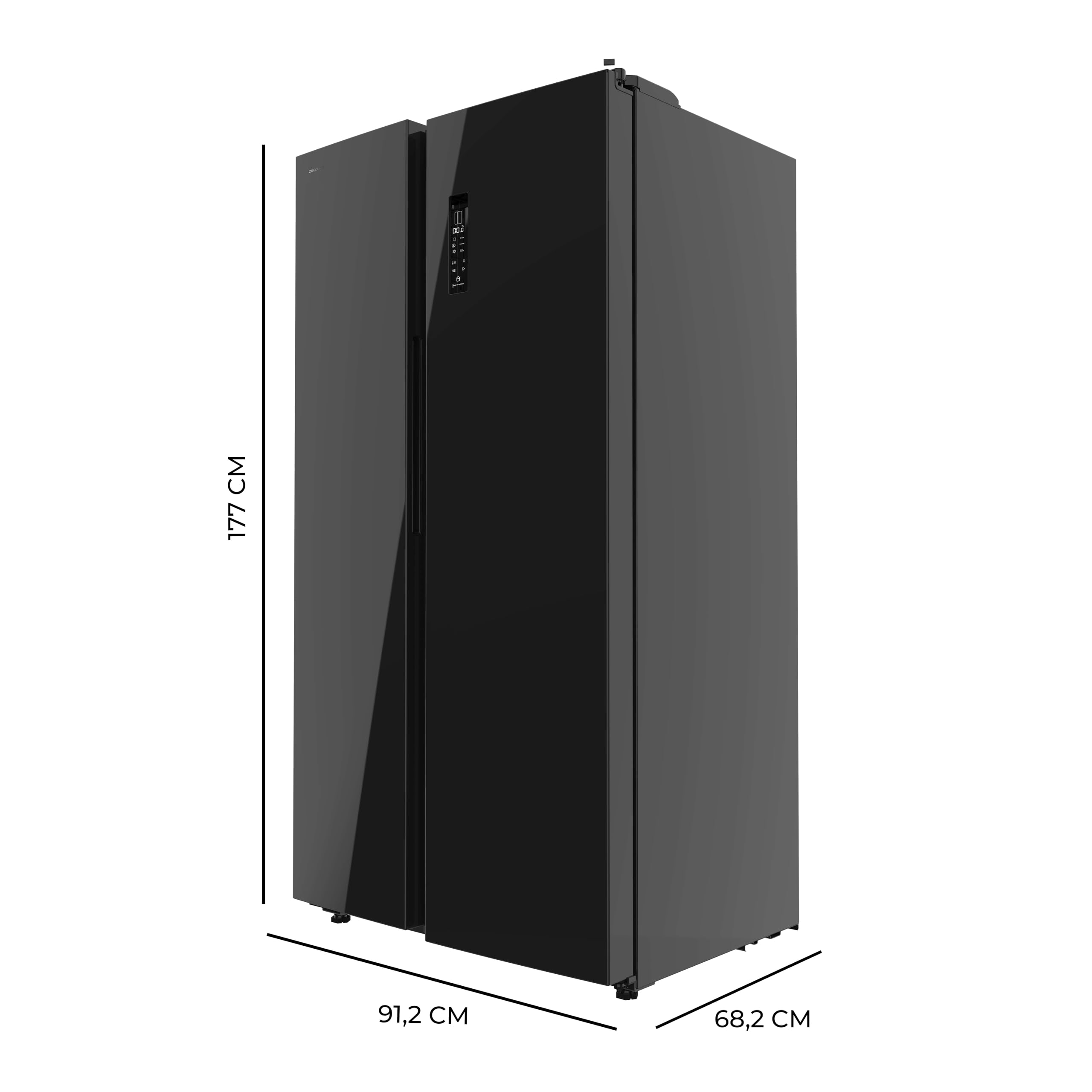 Frigorifero americano Cecotec Bolero 550 L SBS Vetro - Dettaglio