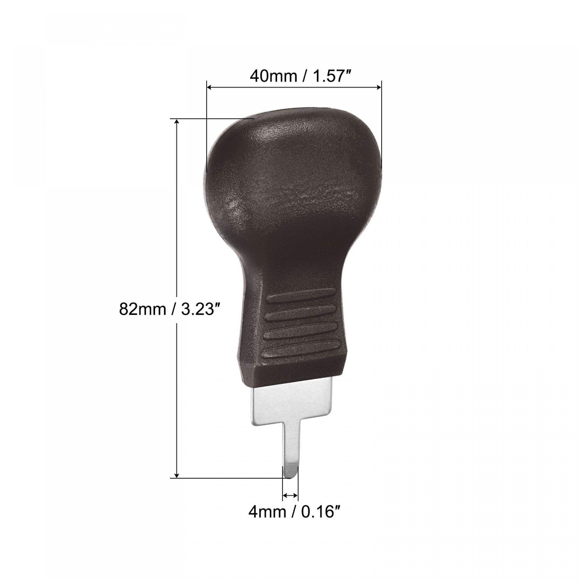 uxcell Watch Back Cover Opener, Case Remover Tools, 4mm Width Case Pry Battery Remover Repair Replacing Watchmaker Tools, Brown