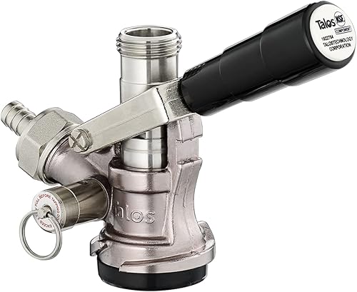 Talos Bomba de fiesta, tipo D, mango redondo, negro