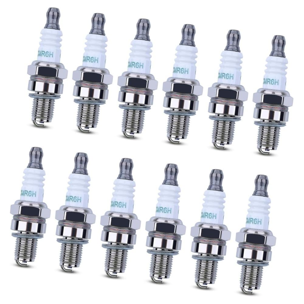 Bougies d'allumage CMR6H compatibles avec moteurs 3365 FS100 BR550 pièces de rechange motoculture