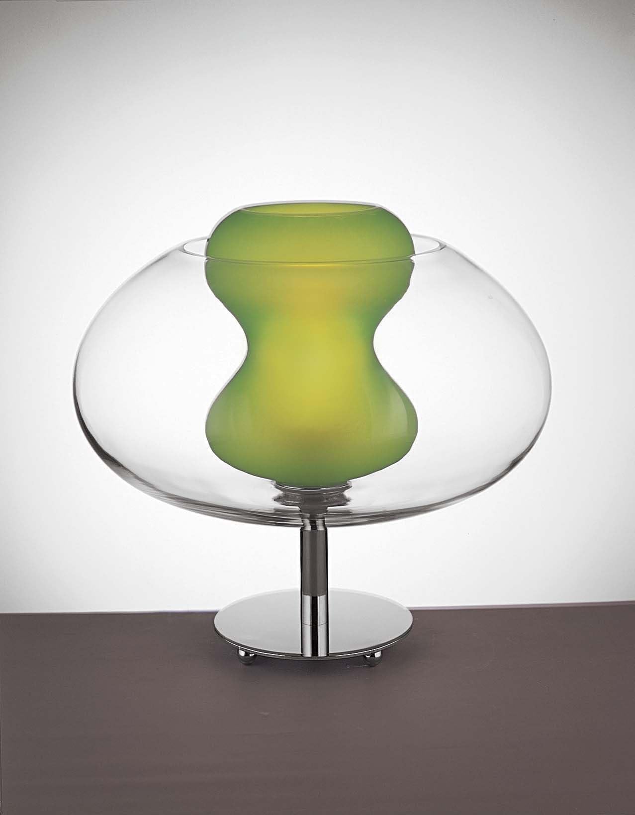 Soft Table Lamp Shade Color: Clear/Apple Green