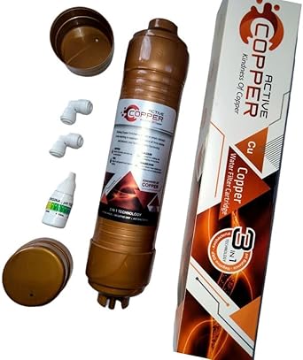 E.F.M Copper Filter Solid Filter Cartridge (5, Pack of 1)