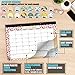 Goodtimes Desk Calendar | Wall Calendar 2018-2019 | Monthly Planner Runs from September 2018 – December 2019 | 17”X11.4” | Hanging Wall Calendars Thick Paper | Desk Pad Calendar Family & Office