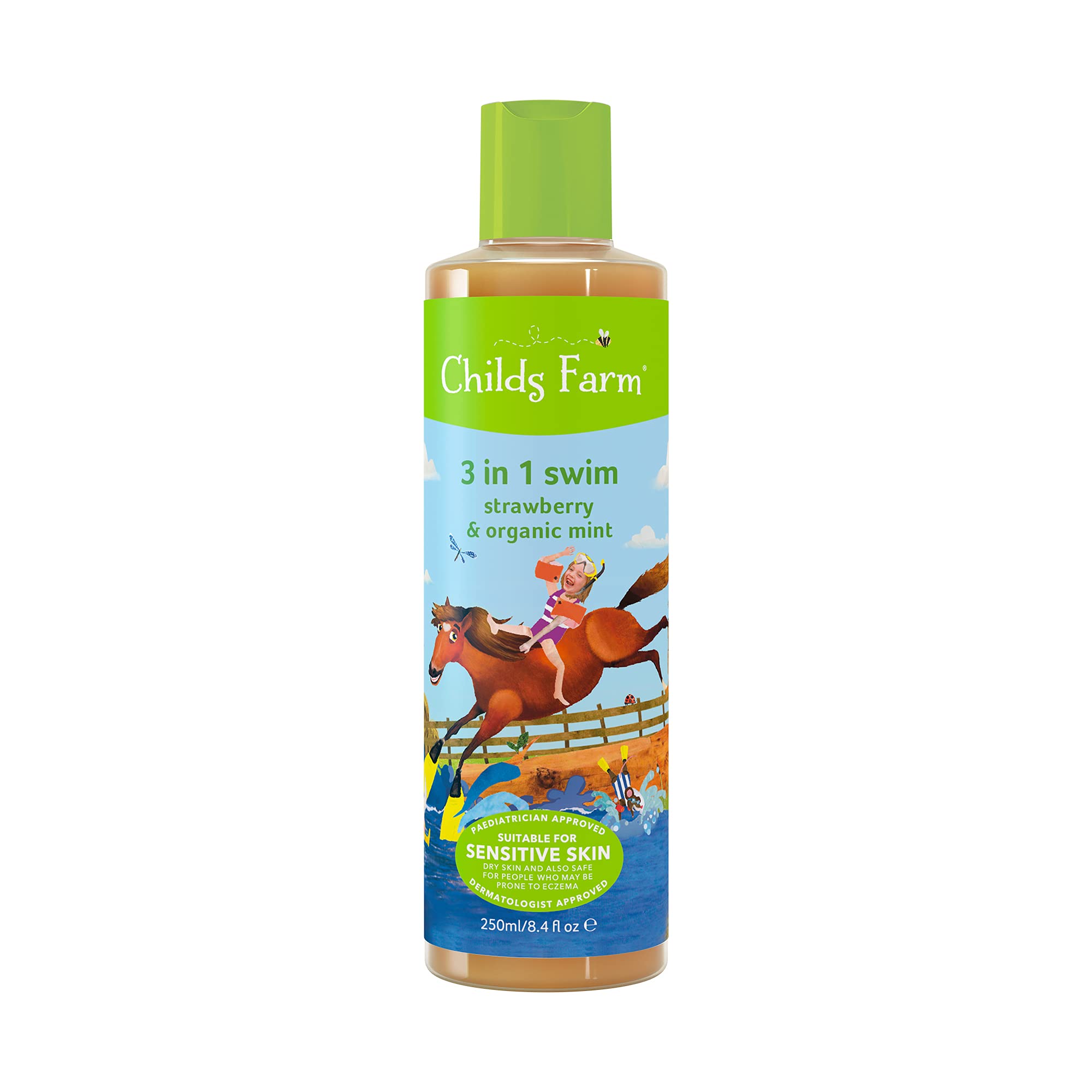 Childs Farm Kids 3in1 Swim Strawberry and Organic Mint Body