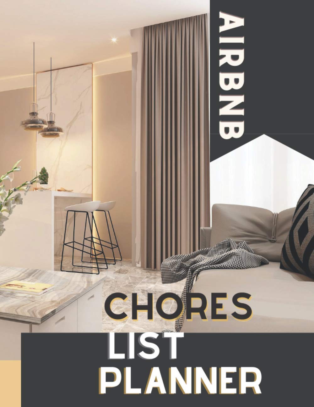 Check list Airbnb, chores list planner, vacation rental, guest house: Bed and Breakfast housework cleaning, domestic work management