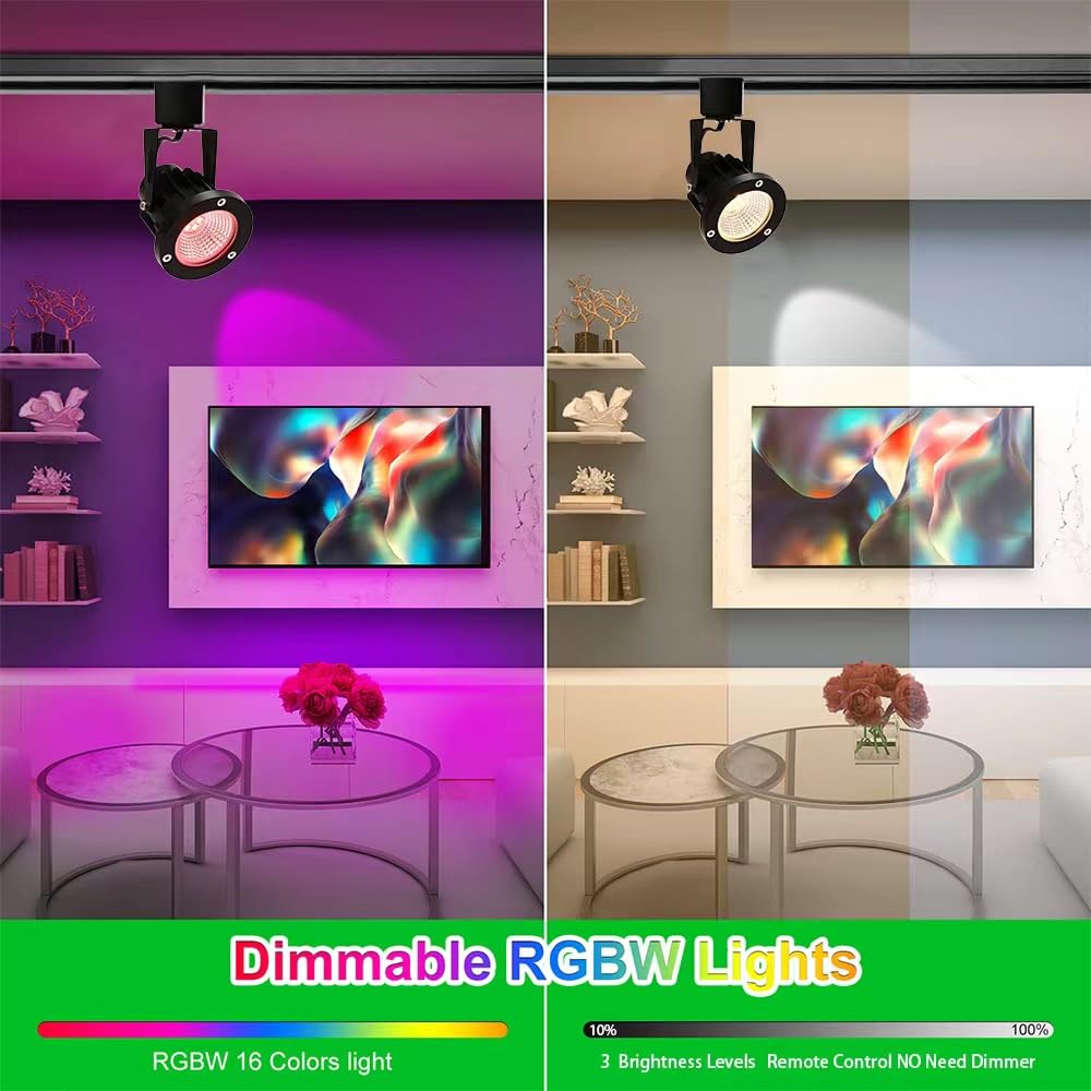 Unique Colored Track Light Heads