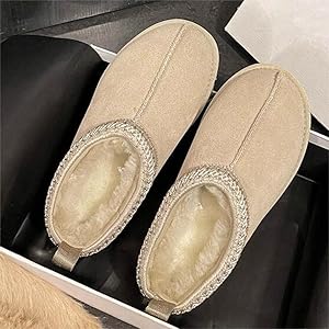 Amazon.com | Platform Slippers Mini Boots for Women Short