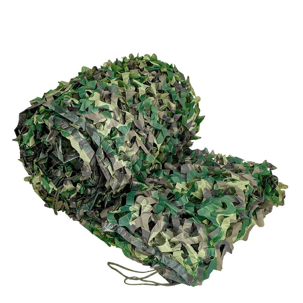 UFLA - Red de camuflaje para persianas de tiro y caza, 7 x 10 m, ligera, grado militar, ocultación al aire libre, ideal para fotografía de vida silvestre y uso táctico