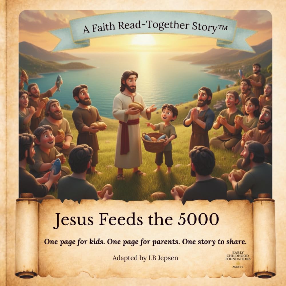 Jesus Feeds the 5,000: A Faith Read-Together Bible Story for Children Ages 5–7 (A Faith Read-Together Stories™ Series)