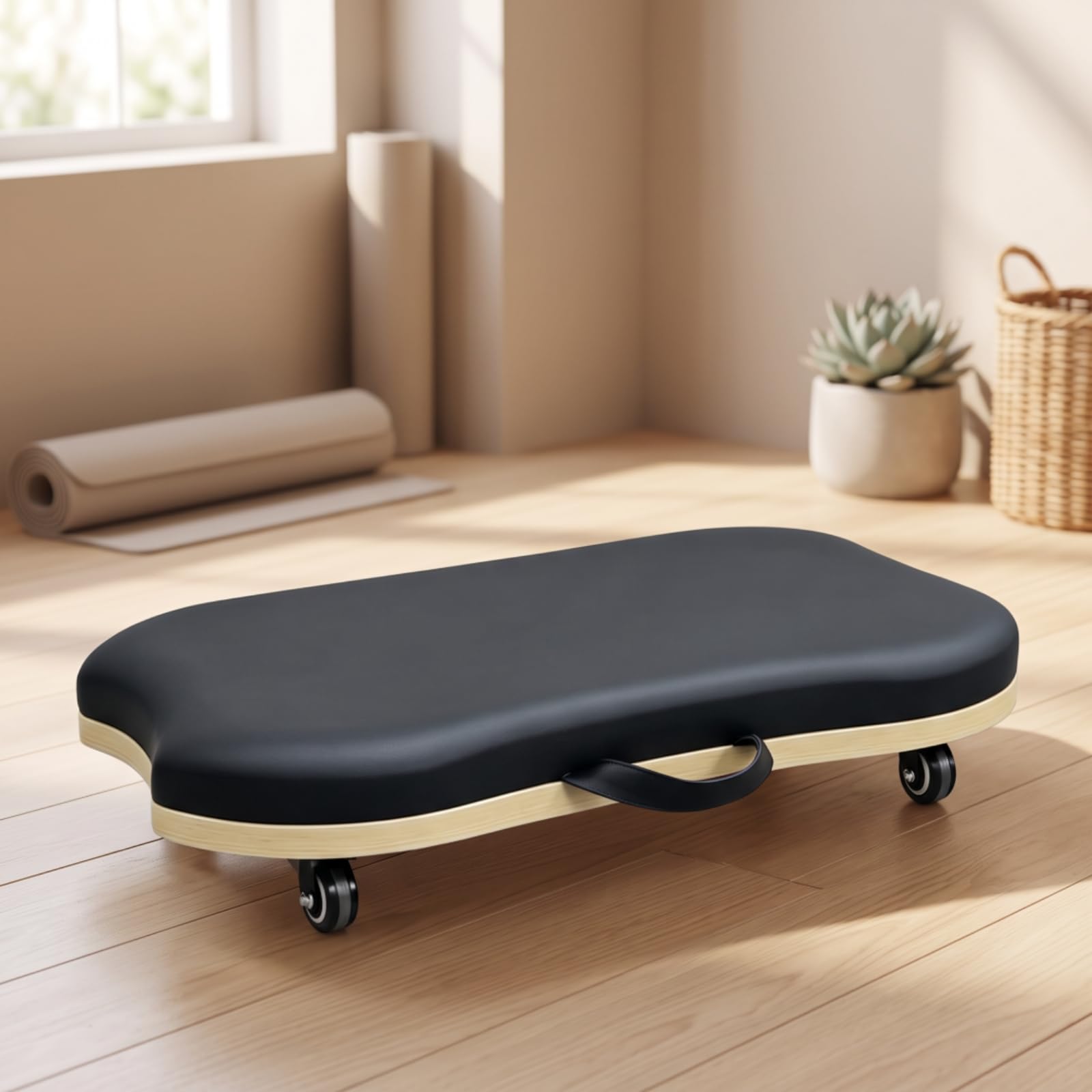 Milageto Balance Board Basso Profilo Tavoletta Propriocettiva Antiscivolo Attrezzo per Spazio Pilates, Palestra in Casa