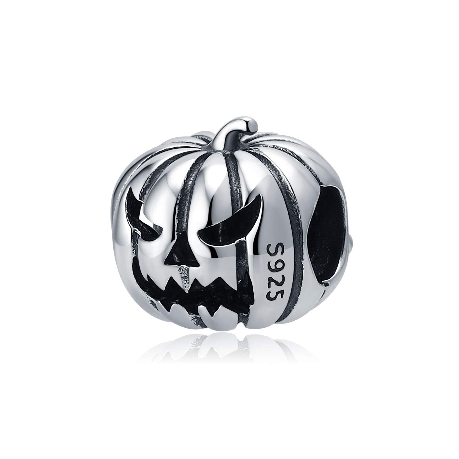 SOUKISSHappy Halloween Charms Gifts 925 Sterling Silver Pumpkin Holiday Beads for Pandora Charms Bracelets for Girls Kids