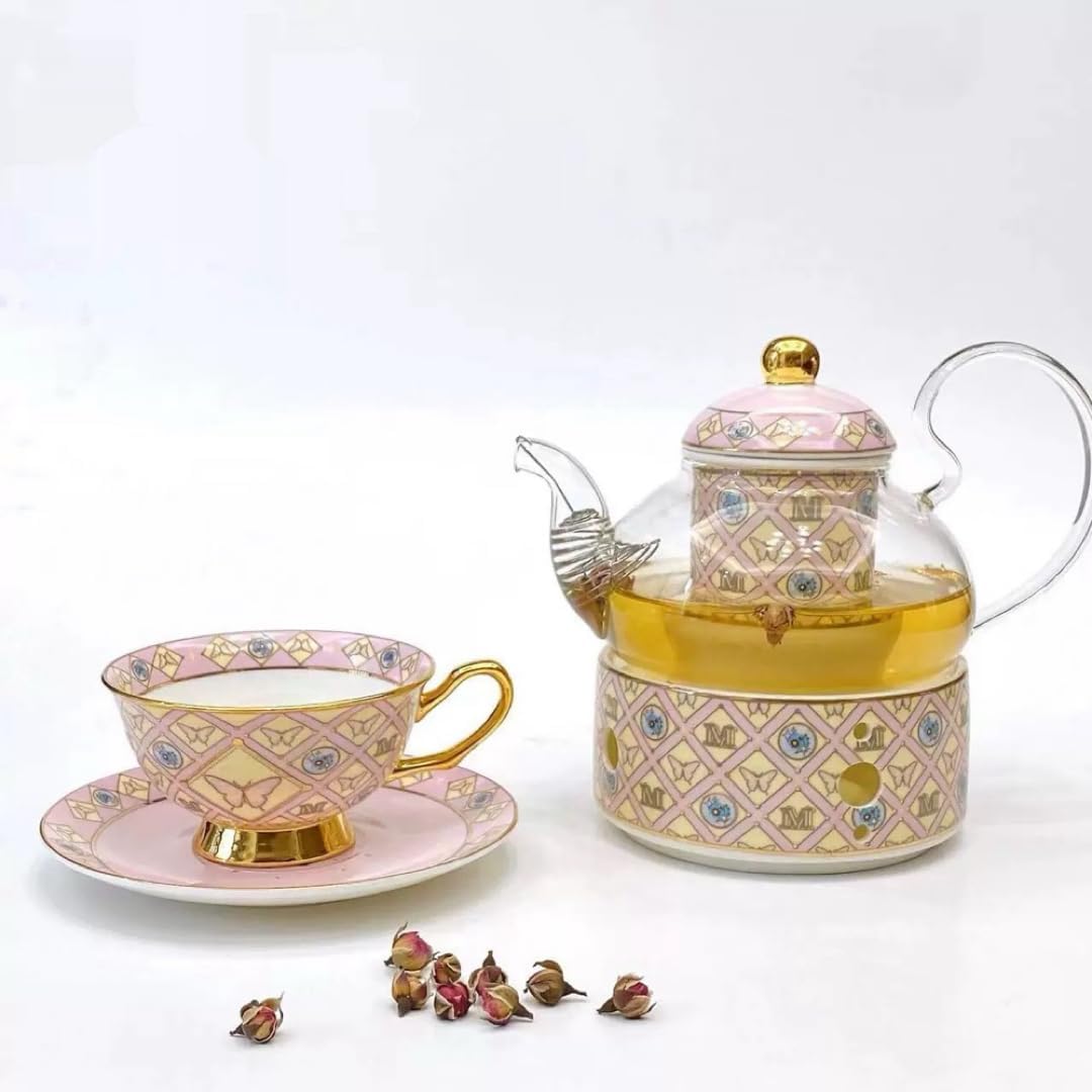 24金マイセングランツゴールドBフォーム紺カップ＆ソーサ＆プレート1級品