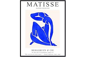 Henri Matisse Wall Art - Blue Matisse Poster, 8x10 - Matisse Print