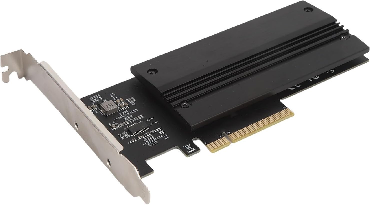 SUNGOOYUE M.2 NVMe to PCIE 4.0 X8 Adapter Card with Full Metal Heatsink, Independent LED Indicator Design, Advanced NVMe to PCIE Expansion Card for 2280 2260 2242 2230, for PC Enthusiasts