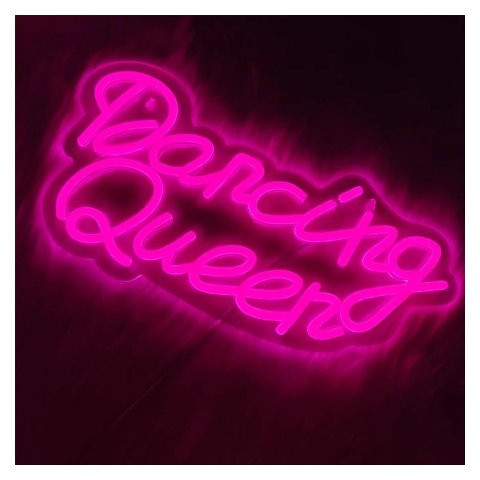 Scritta luminosa Insegna Al Neon A Dimmerabile Dancing Queen Per Gli Amanti Del Ballo, Per Feste, Bar, Sala Da Ballo, Club, Decorazione Da Parete, 36cmx18.5cm