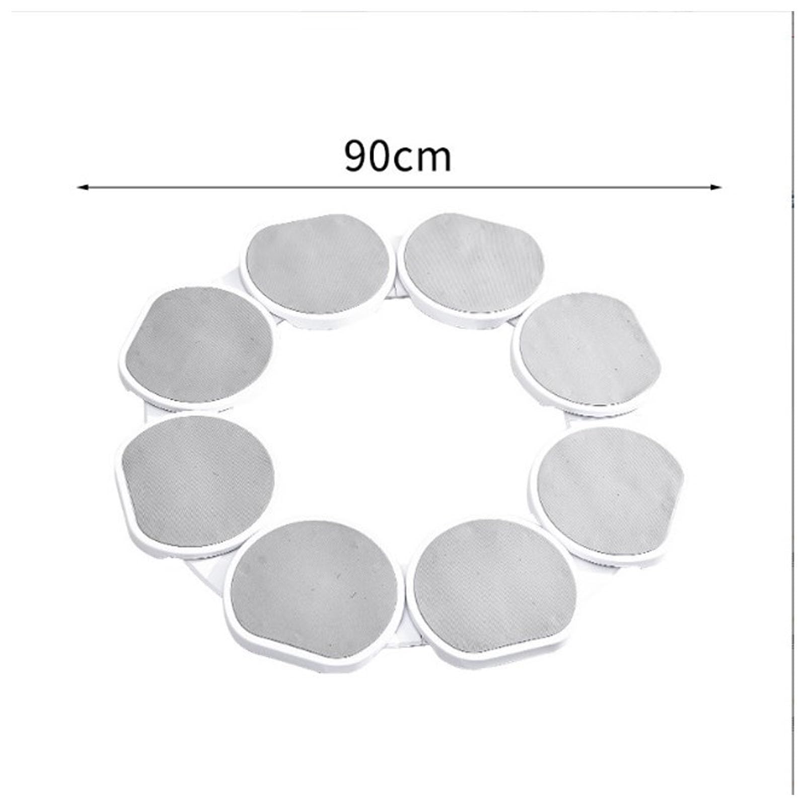 Plato Giratorio For Mesa De Comedor, Rotación De 360 ​​grados Lazy Susan, Plato Giratorio Lazy Susan For Mesas Rectangulares, Placa For Servir ABS Aislada Y Antideslizante, Bandeja Giratoria De Mesa(8