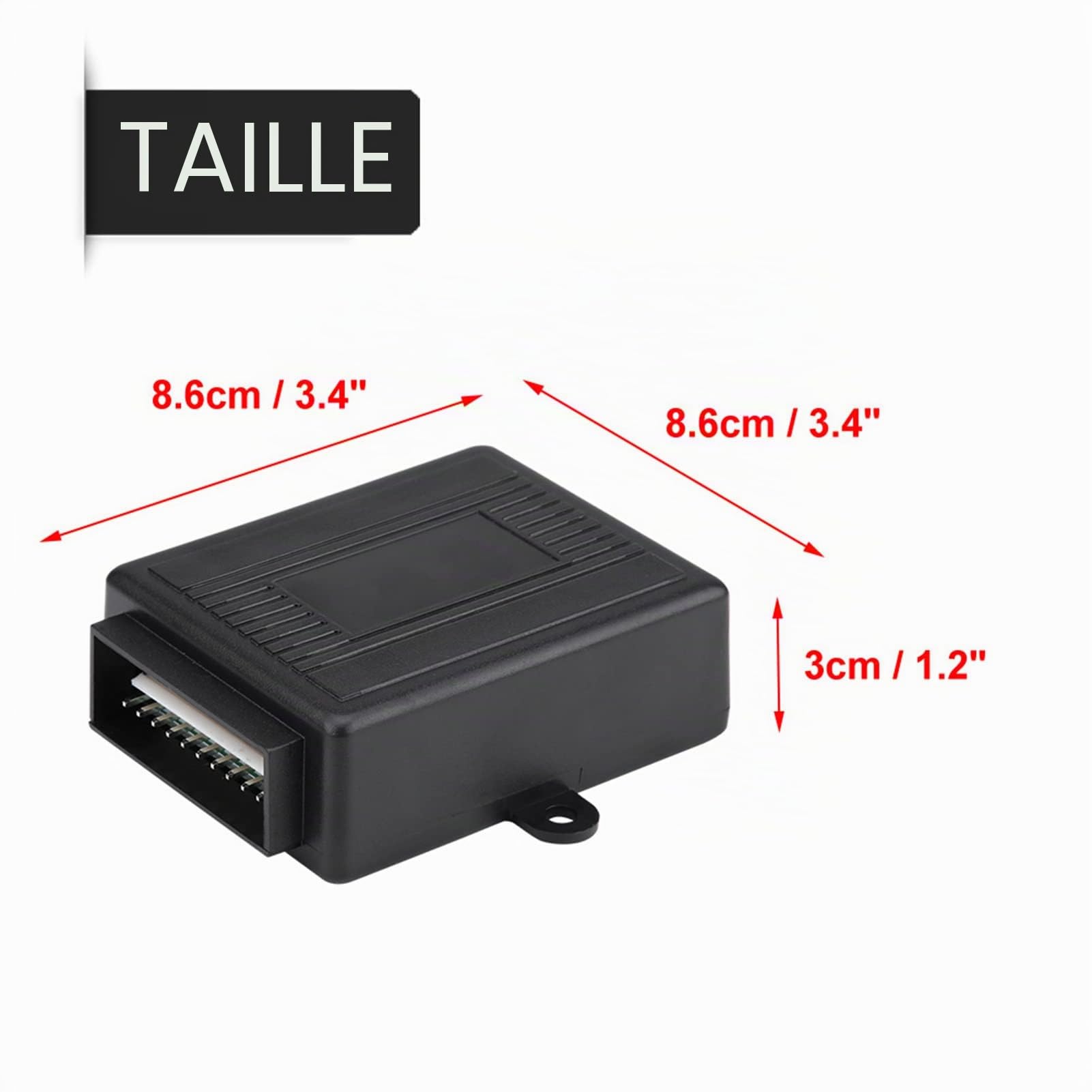 Yctze Kit Centralisation Voiture Universel Serrure de Porte de Voiture Universelle à Verrouillage Central pour Centralisation Voiture Universel Système D'entrée Sans Clé