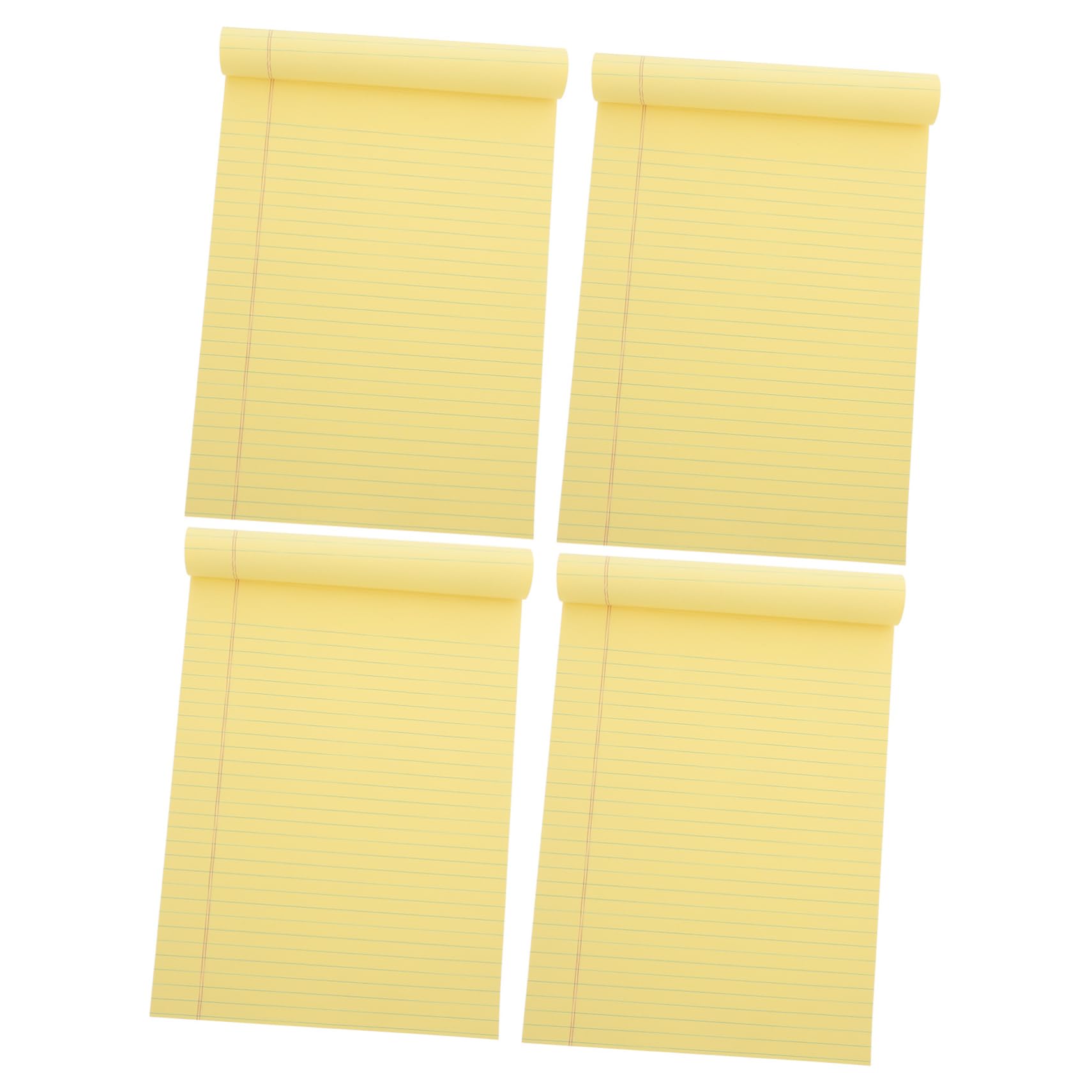 4piezas De Notas Legal Papel Para Cuaderno De Rayas Anchas De Notas Trabajo