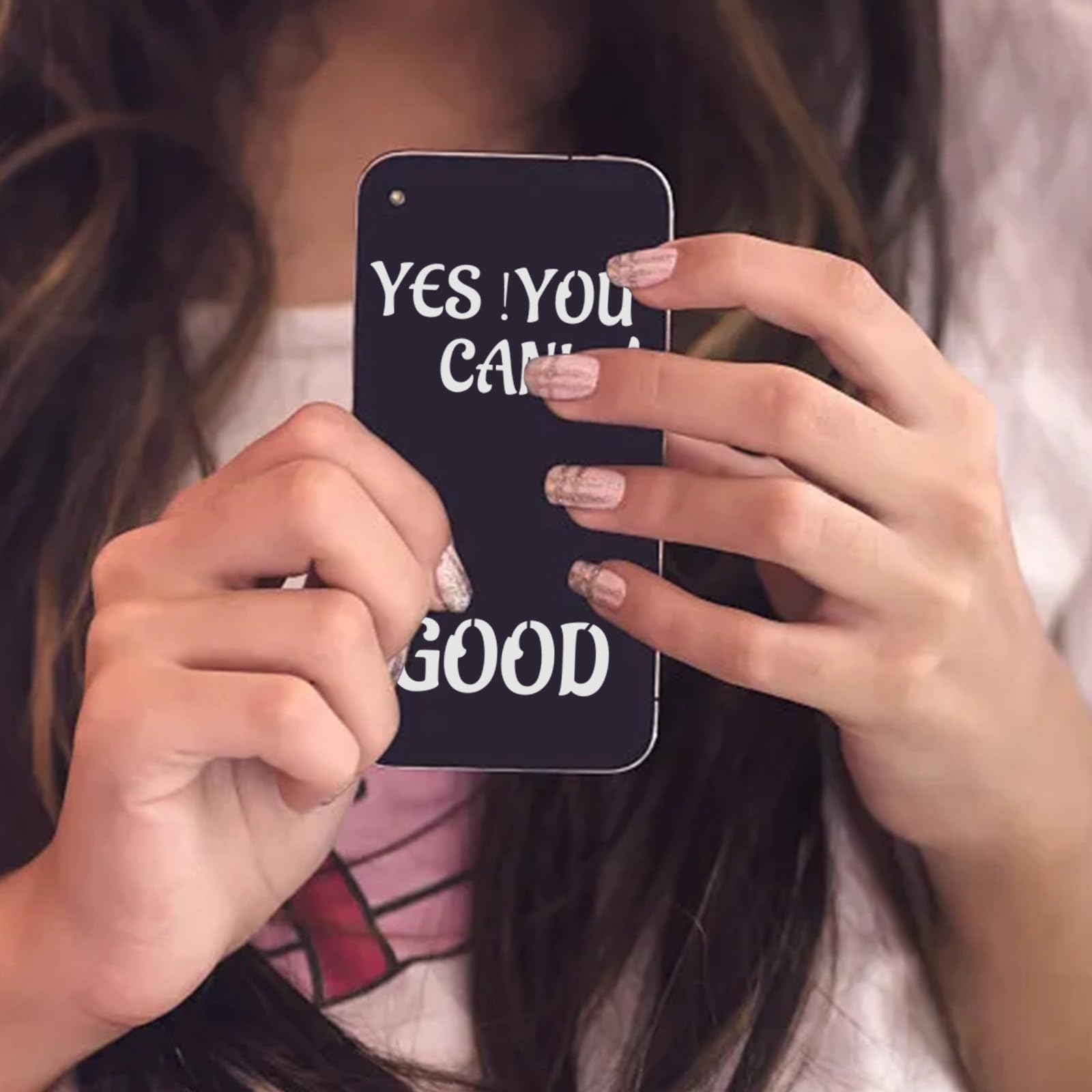 CIEMODA Inspirational Word Stencils,4 Pcs Words & Quote Templates 8 x 11.7 Inch Reusable Stencils for Painting on Wood, Fabric, Paper, Wall DIY Drawing Craft - Image 4